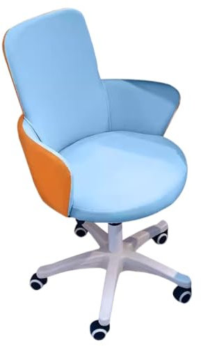 Stühle Schlafzimmer Niedlicher Computer-Schreibtischstuhl, Drehbarer Home-Office-Schreibtischstuhl Gaming-Stuhl Anhebbare Küchenstühle Arbeitszimmer-Rückenlehne Leseschreibtischstuhl für Wohnzimm