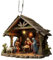Misaakoeq Weihnachtskrippen-Ornamente,Krippen-Ornamente - Weihnachtskrippe Christbaumschmuck | Krippen-Weihnachtsbaumschmuck, Krippenanhänger aus Acryl, Festliche, stabile Gedenkdekoration für