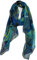 Van Der Rich ® - Tücher Schal Dessin Blumen Größe: 180cm*80cm - Damen (20-Royalblau, TU)