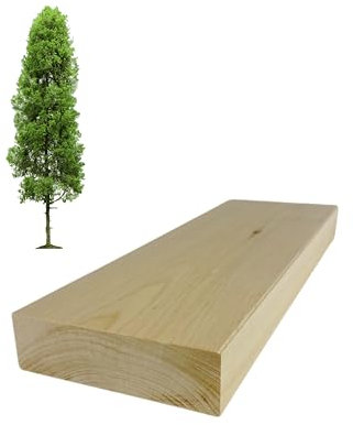 Block aus toskanischem Zypressenholz, weiche Holzblöcke zum Schnitzen, duftende Stücke aus Zypressenholz, Holzblöcke zum Basteln (2 Stück, 3 x 10 x 30 cm)