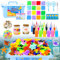 Joellfuner Magic Water Elf, Diy Jouets D'eau Éducatif avec 18 Couleurs et 16 Formes, Gels Magiques 3D Créatifs Phosphorescent, Aqua Gelz Set Cadeau, Water Elf Toy Kit à La Main Pour 3+ Filles Garçons