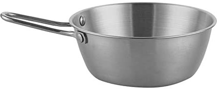 Plastic Plates and Bowls Kimchi Instant Ramen Ramyun Hot Pot Makgeolli Bowls Stainless Steel Korean Traditional for Makgeolli Korean Rice Wine Ramen Hiking Soup Dish Picnicware (B, A)