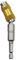 Durability Hexadecimal Shank Bit Holder Rod Locking Feature For Versatility Power Tool Compatibility Locking Extension Rod