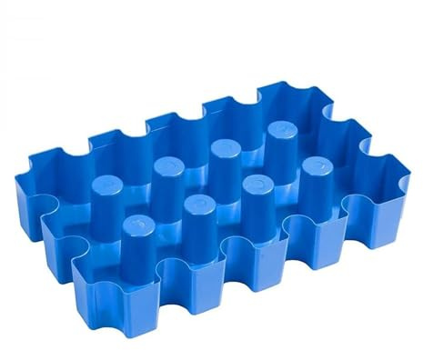 Large Ice Block Mold for Beer Crate, Reusable Plastic Ice Tray Applicable to Standard 24 Bottle Box, Cooler Organizer for Drinks and Beverages