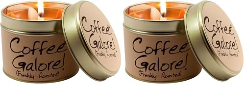 Lily-Flame Coffee Galore Tin, Brown (Pack of 2)