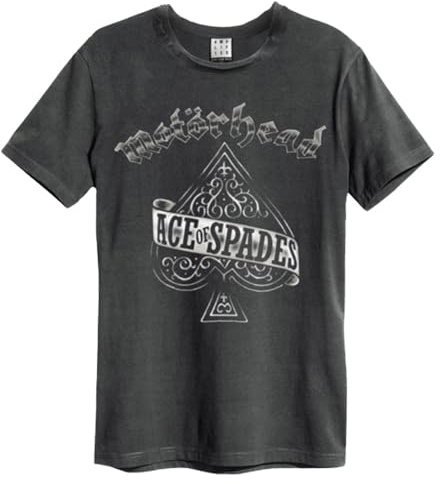 Amplified Motorhead Ace of Spades Charcoal Men's T-Shirt