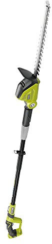 RYOBI RPT184520 ONE+ 18V Cordless Pole Hedge Trimmer, Hyper Green, 45 cm Blade (with 1 x 2.0Ah Battery)