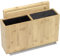 WMF 3in1 All-in-one Block, Messerblock unbestückt für 3-4 Messer, Utensilienhalter für Küchenhelfer, Toolbox, Schneidebrett, Holz, Bambus, Kunststoff-Bürsteneinsatz