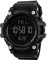 SKMEI Digitale Armbanduhr für Herren, wasserdichte Militäruhr mit LED-Hintergrundbeleuchtung, Chronograph-Alarm, schwarzes großes Gesicht, Sport-Armbanduhr für Männer und Jungen, Schwarz, 2.2*2.1*0.7