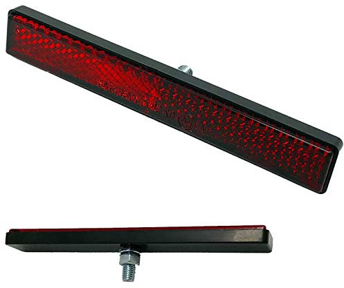Motorrad Kennzeichen Reflektor Rückstrahler zum Schrauben