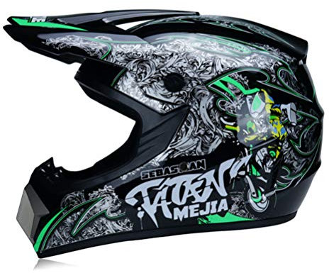 Womens Motocross Helm Vollgesichts Offroad Motorrad Motocross Helm ATV Dirt Bike Downhill MTB DH Racing Helm Cross Helme DOT