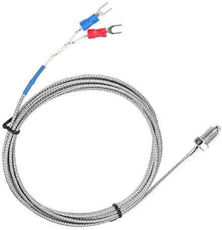 Thermoelement-Sonde M8 Schraubengewinde Typ K Kabel des Thermoelement-Temperatursensors 0-400 ℃ Thermoelement-Kabel(2M)