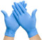 Guantes Desechables de Nitrilo Azul Sin polvo, Stock Disponible, Envío Rápido, Caja de 100 guantes. Color Azul talla S