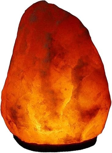 Bosalla Salz Lampe von 2 kg bis 26 kg frei wählbar Kristall Lampen Salt Range Pakistan mit Spezial Leuchtmittel und Kabel in 120 cm WEIß (12-14 kg)