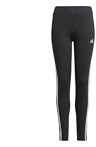 adidas Mädchen 3s Tight, Black/White, 140 EU