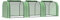 Outsunny Mini Greenhouse, Small Polytunnel Green House with Zipped Doors, Steel Frame for Garden Backyard, 295 x 100 x 80cm, Green