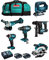 Kit MAKITA MK601 (DDF482 + DHR171 + DGA504 + DTD152 + DJV182 + DSS610 + 2 Batterien 5,0 Ah + Ladegerät + 2 x LXT600)