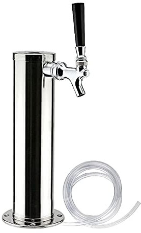 Colonne de distribution en acier inoxydable - Distributeur de bière - Distributeur de bière - Distributeur de bière portable - Distributeur de boisson - Homebrew - Distributeur de bière - Distributeur
