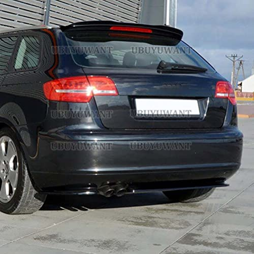 Yucss Abs Glänzend Schwarz Heckspoiler Dachheck Heckflügel Für Audi A3 Sportback 8P Facelift 2004-2013