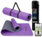 LA MENTE ES MARAVILLOSA - Gymnastikmatte, Rutschfest Yogamatte inkl. Tragegurt + Tasche + Übungs-E-Book, Gepolstert, Hautfreundliches TPE für Fitness/Pilates/Workout 183x61 cm (Mandala, Lila/Schwarz)
