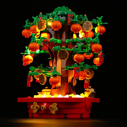 LocoLee Led Licht Set Kompatibel mit Lego Money Tree, Led Beleuchtungs Set Compatible with Lego 40648 Money Tree - Nur Lichter Set, Kein Modell