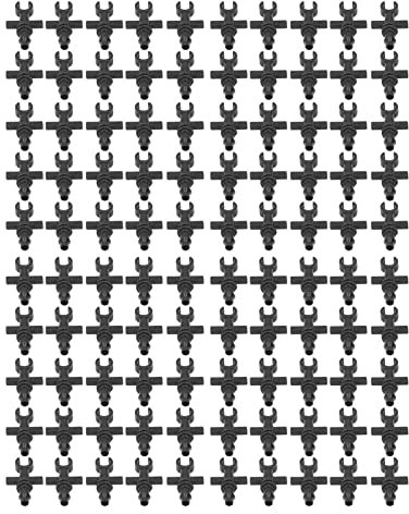 Tomotato 100 Stück Tropfschlauch Endstopfen, 4mm/7mm Rohrendverschluss Bewässerung Stopfen für Bewässerung, Haus, Garten, Rasenrohr