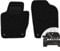 moto-MOLTICO Vorne Fußmatten Auto Velours Autoteppiche Schwarz Automatten Set 2-teilig passend für VW Golf III 1991-1999