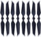 Tosiicop 4 Pairs Mavic 2 Pro/Mavic 2 Zoom Propellers Replacement Prop Blades Low Noise Quick-Release 8743F Wings for DJI Mavic 2 Pro/Mavic 2 Zoom Drone Accessories Silver Tips
