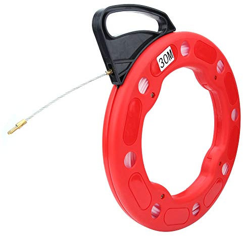 Fish Tape Cable Puller, 4. 0mm 30m Fiberglass, Cable Pullers For Electrical Cables Cable Fishing Tool Cable Pullers For Electrical Cables for Fishing Pulling Wire Pulling Tools