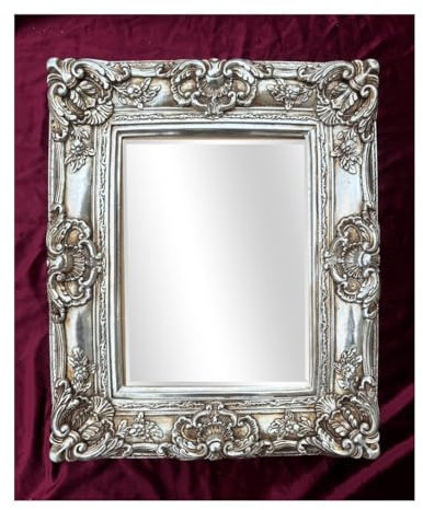 Wandspiegel Rahmenspiegel Barockspiegel Spiegel In Antik Silber 60x50 cm Renaissance Opulenter Prachtvoller Nostalgie Antik Barock Repro Barockstil