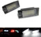 RZG 2x LED Kennzeichenbeleuchtung Weiß Canbus für Ateca Formentor Ibiza IV ST Fabia Kamiq Octavia Rapid Superb Yeti
