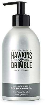 Hawkins & Brimble - Beard Shampoo Eco Refillable, 300ml - Elemi & Ginseng Signature Fragrance