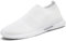 Oltyutc Zapatillas Mujer Casual Sin Cordones Antideslizantes Zapatillas Entrenamiento Zapatos Ligeras Deportivas Blanco EU 37