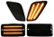 Blinkerlicht für Jeep Wrangler TJ 1997-2006 Frontblinker Seitenmarkierungsleuchten Set Dynamische Signale Lampe Seitenspiegel Blinker