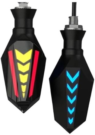 BUTUFYTR Blinkerleuchten Für A&prilia Rs4 125 Sr 150 Rs 660 Rs 50 Für Tuono V4 Motorrad Blinker 12V Blinker Motorrad Blinklichter(2PCs Red Light)