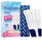 Accufast Test de Grossesse, 6 X emballés individuellement HCG Test, Détection Précoce 6 Jours Avant Retard, Sensibilité HCG de 10mIU/mL, Pregnancy Test, Détection rapide en 1 minutes