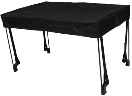 Faltbares Outdoor Zelt für Campingwagen mit Sonnenschutz | Schwarz, Kunststoff und Stoff, Regenabdeckung mit UV Schutz, Schnell Aufgebaut für Kinder