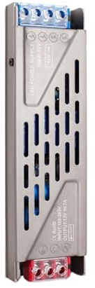 Dimmbares LED Schaltnetzteil 12V 200W Transformator | Netzteil Trafo LED, Stromtransformator, Innenbereich IP20, Nicht Wasserdicht, Für Neon