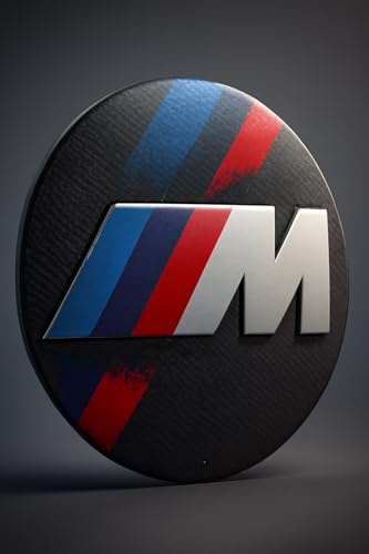 BMW M Performance Blechschild rund Ø35 cm Motivgeprägt Extra starkes Stahlblech