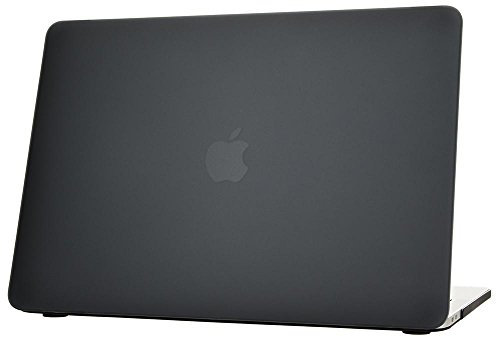 NALIA Hardcase kompatibel mit MacBook Pro 13 Zoll 2016, Ultra-Slim Hülle Case Schutzhülle Matt, Transparent Protector Sleeve Hartschale, Front& Back-Cover Laptop Tasche Skin Dünn, Farbe:Schwarz
