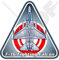 General Dynamics-Lockheed F-16 Fighting Falcon BAHRAIN, Luftwaffe 95mm Auto & Motorrad Aufkleber, Vinyl Sticker