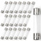 Chanzon 20 pièces UL Listed 6x30 10A 125V Verre AGC Cartouche Fusible Coup Rapide 125 V / 250 V