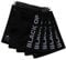 Noaks Bag Black OP Sacca Impermeabile, Taglia M, 5 Pezzi ZIP Sacchetti con Chiusura Ermetica, Nero opaco