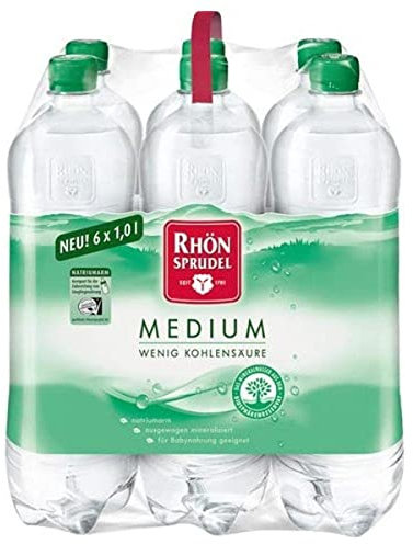 RhönSprudel Mineralwasser Medium EINWEG (6 x 1 l)