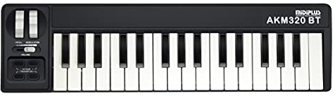 MIDIPLUS AKM320BT USB MIDI Keyboard Controller Schwarz Bluetooth