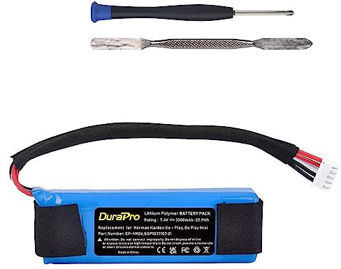 DuraPro 1 x 3500 mAh CP-HK06 Akku + Werkzeug für Harman Kardon Go + Play Go Play Mini Tragbarer Bluetooth-Lautsprecher GSP1029102 01