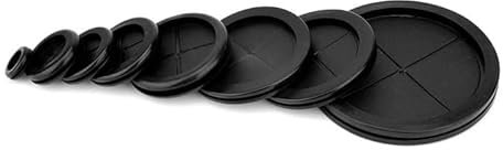 Pasacables de goma para carrocería, tapones de goma para cables, para coche, hogar, jardín, uso universal, 10 unidades (35 mm de diámetro)