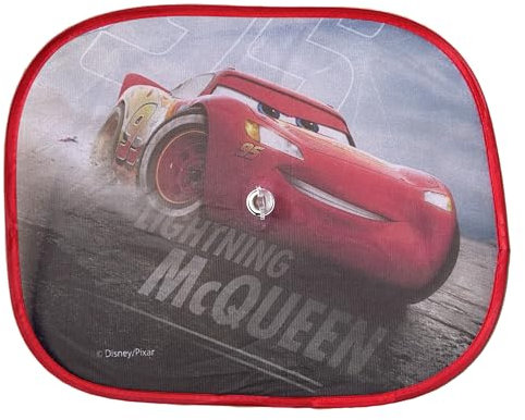 Par de parasoles para Coche Disney Cars, 44 x 36 cm, protección Solar UV