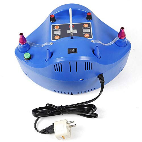 1200W Ballonpumpe Blau Balloon Inflator Elektrische Luftballonpumpe mit Zeiteinstellungsfunktion für Party, Geburtstag, Hochzeit und Festivaldekoration