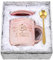 Joymaking 40. Regalo de cumpleaños para mujeres, taza de café rosa de 12 oz con paquete de regalo, regalo de cumpleaños para madre, jefe, taza de café de cerámica para regalo de cumpleaños Navidad